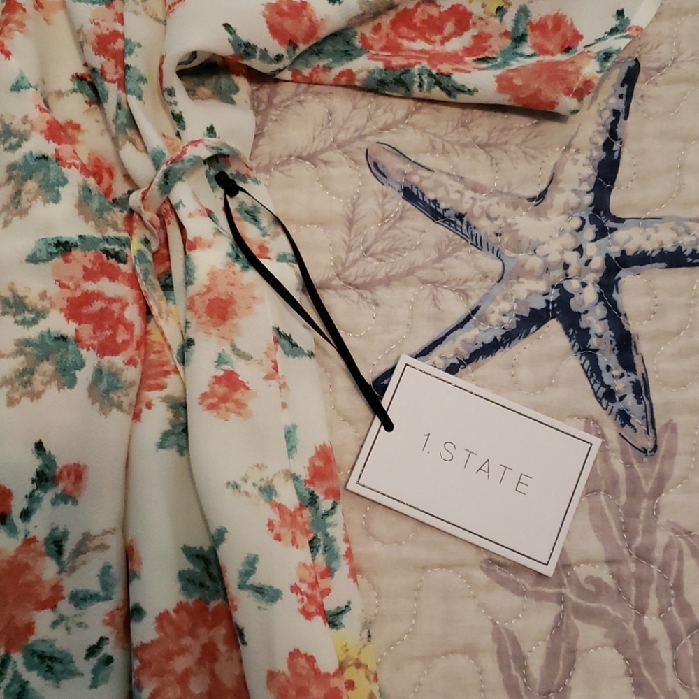 1. State Floral Wrap Dress - Picture 9 of 11